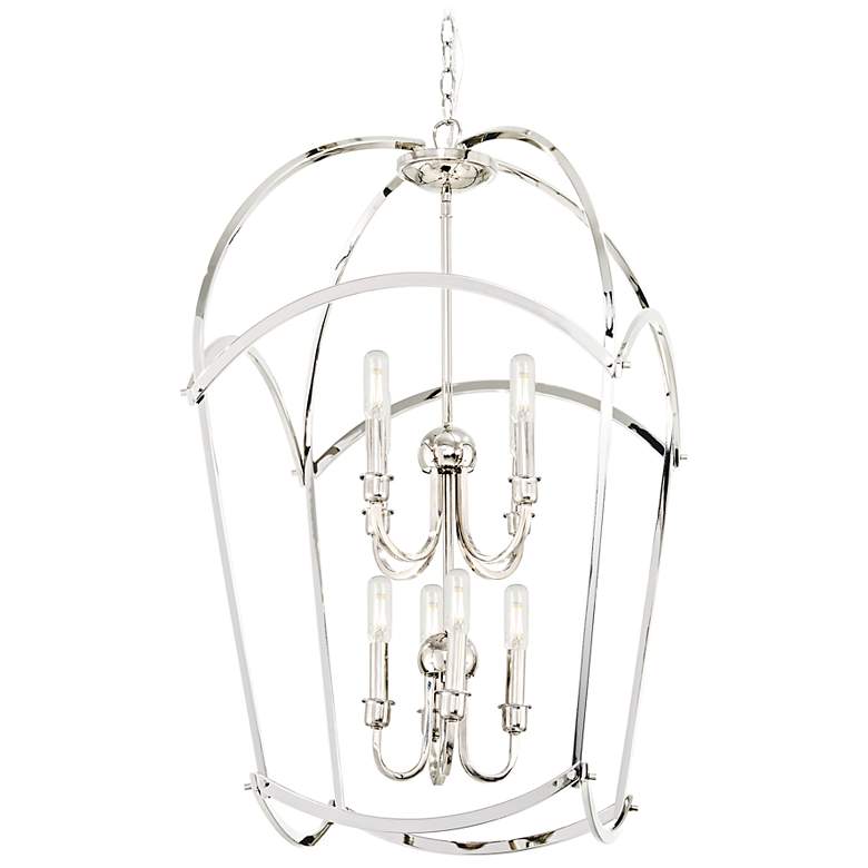 Image 3 Minka Lavery Jupiter's Canopy 8-Light Polished Nickel Pendant Light more views