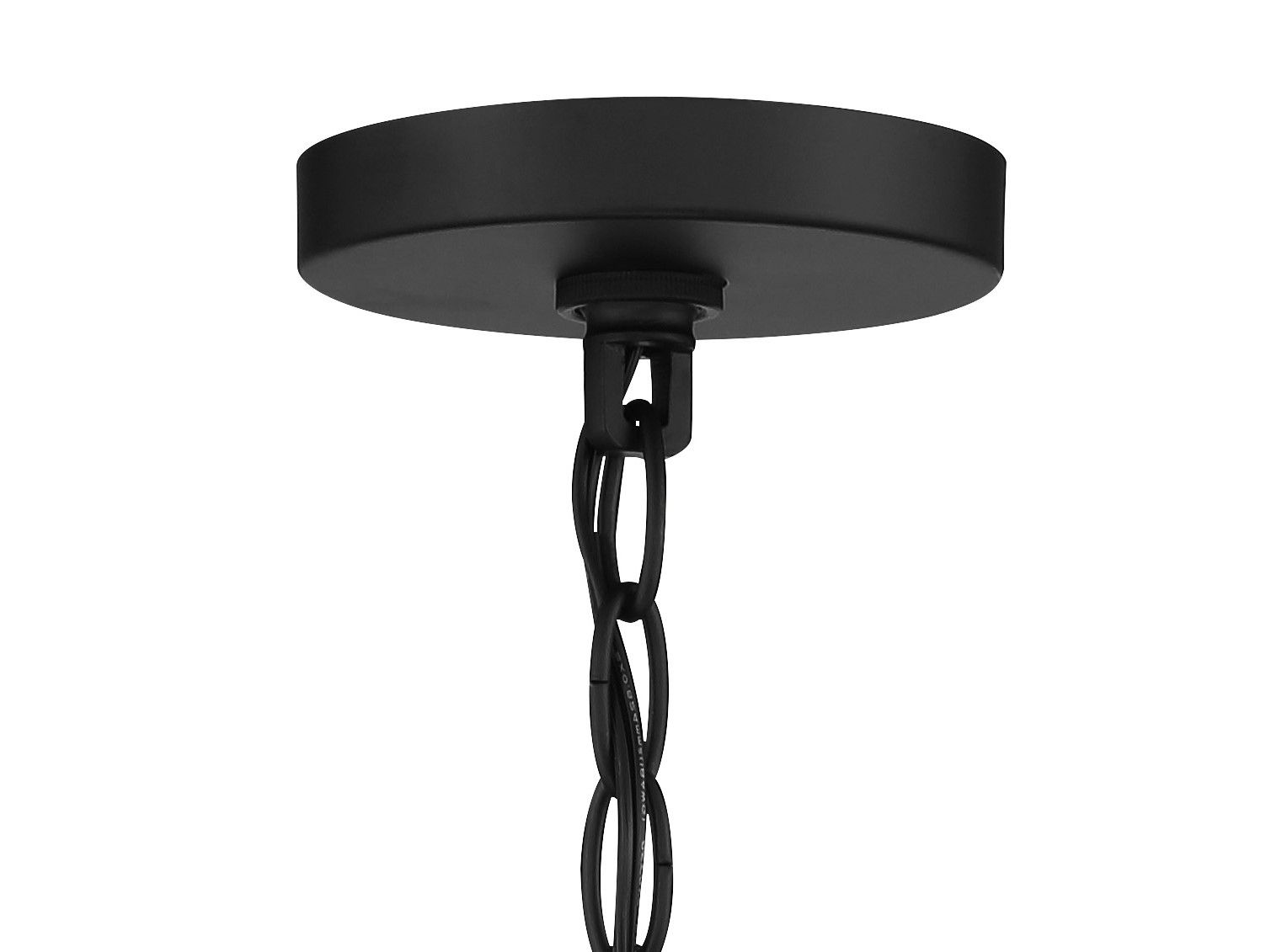 Thumbnail4 of Minka-Lavery Kaitlen 1-Light Coal Black Pendant to Semi-Flush more views
