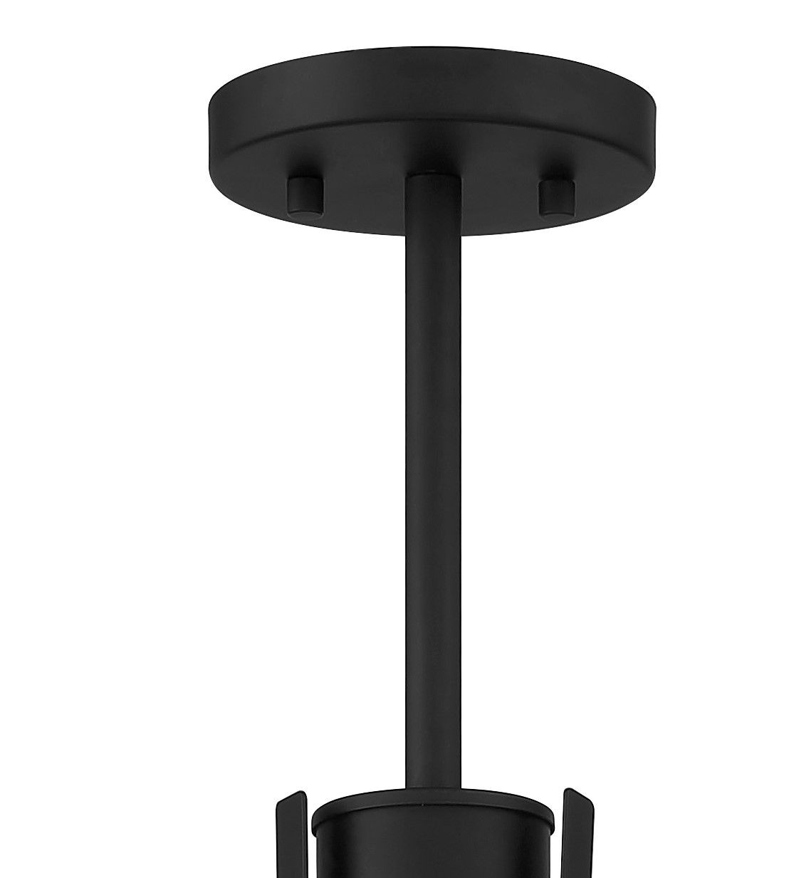 Image 3 Minka-Lavery Kaitlen 3-Light Coal Black Semi-Flush to Chandelier more views