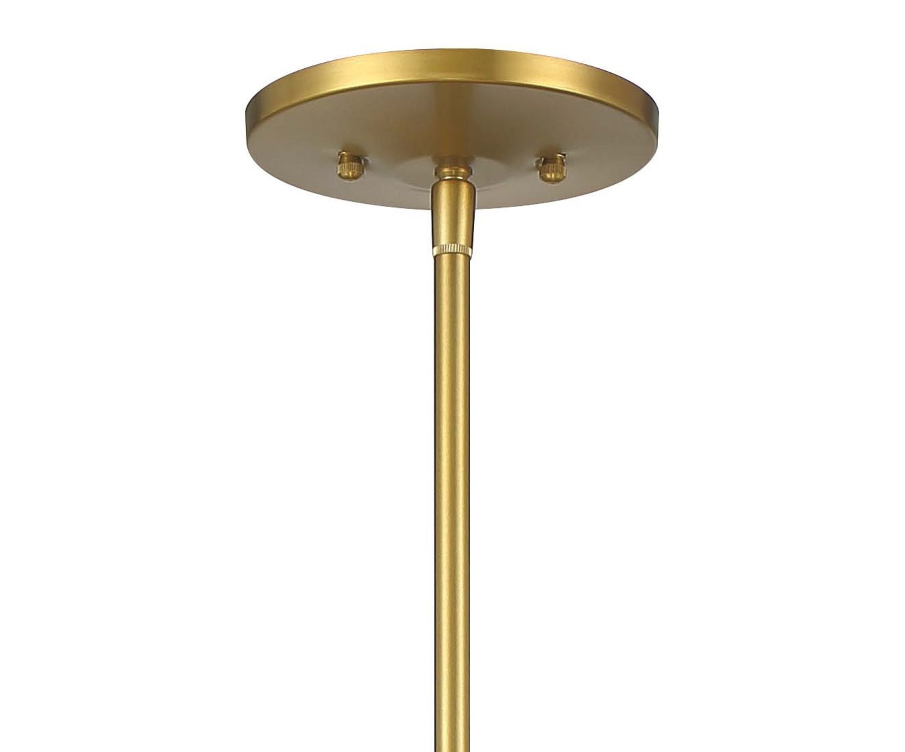Image 4 Minka-Lavery Key Largo 1-Light Soft Brass Pendant with Etched Opal Glass more views