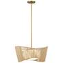2_Minka-Lavery Key Largo 21" Opal Glass and Rope Modern Pendant Light