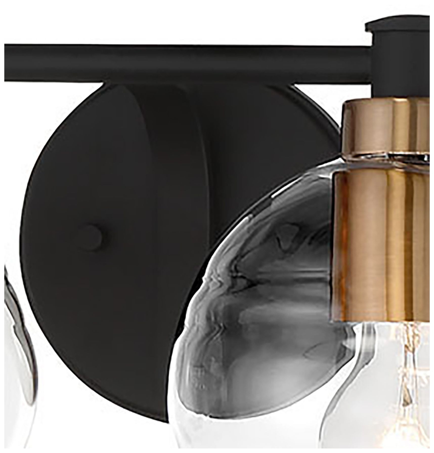 Image 3 Minka Lavery Keyport 2 Light Sand Coal and Brushed Brass Bath more views