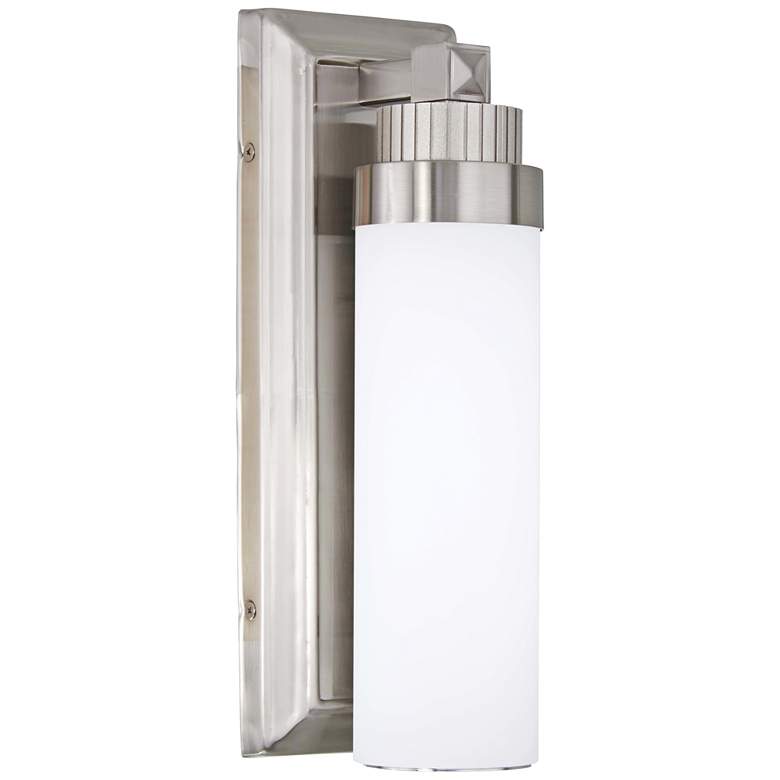 Image 1 Minka Lavery Laia 13" High Brushed Nickel LED Wall Sconce