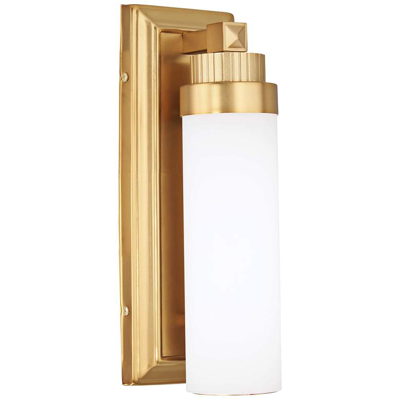 Image 1 Minka Lavery Laia 13" High Liberty Gold LED Wall Sconce