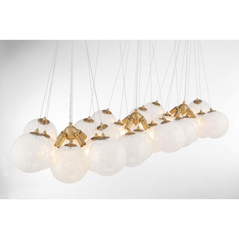 Image 4 Minka-Lavery Langford 12-Light 54.75-in Brass Indoor Island Chandelier more views