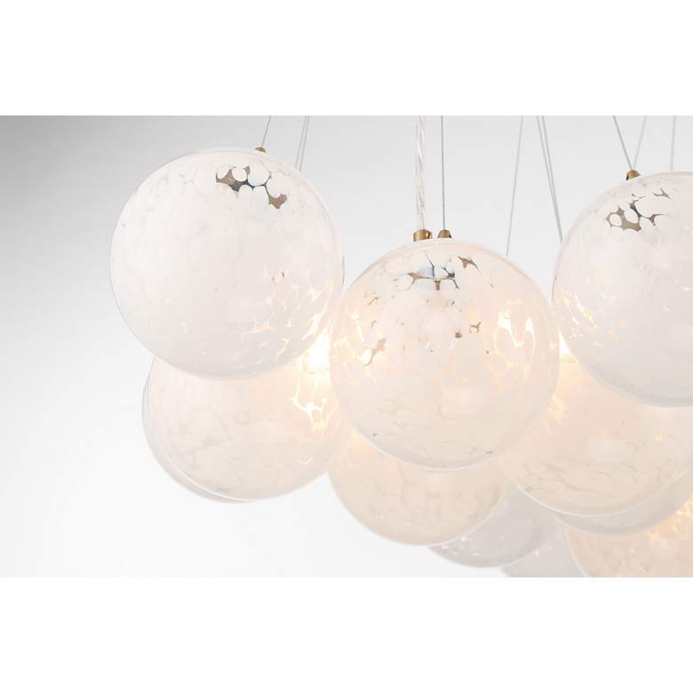 Image 5 Minka-Lavery Langford 12-Light 54.75-in Brass Indoor Island Chandelier more views