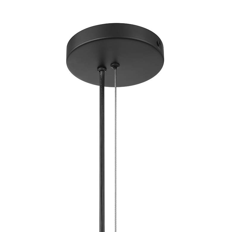 Image 6 Minka Lavery Langley 1-Light 32.25-in Dark Matte Black Pending Lighting more views