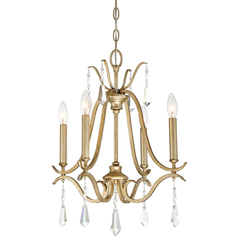 Image 2 Minka Lavery Laurel Estate 18" Wide Brio Gold 4-Light Mini Chandelier
