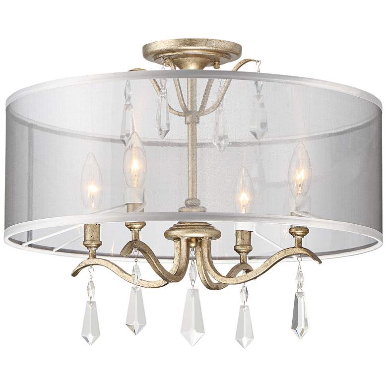 Image 2 Minka Lavery Laurel Estate 20" Wide Aged Brio Gold Ceiling Light