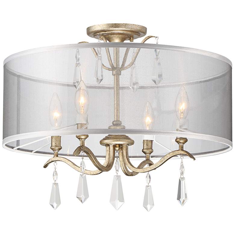 Image 2 Minka Lavery Laurel Estate 20 inch Wide Aged Brio Gold Ceiling Light