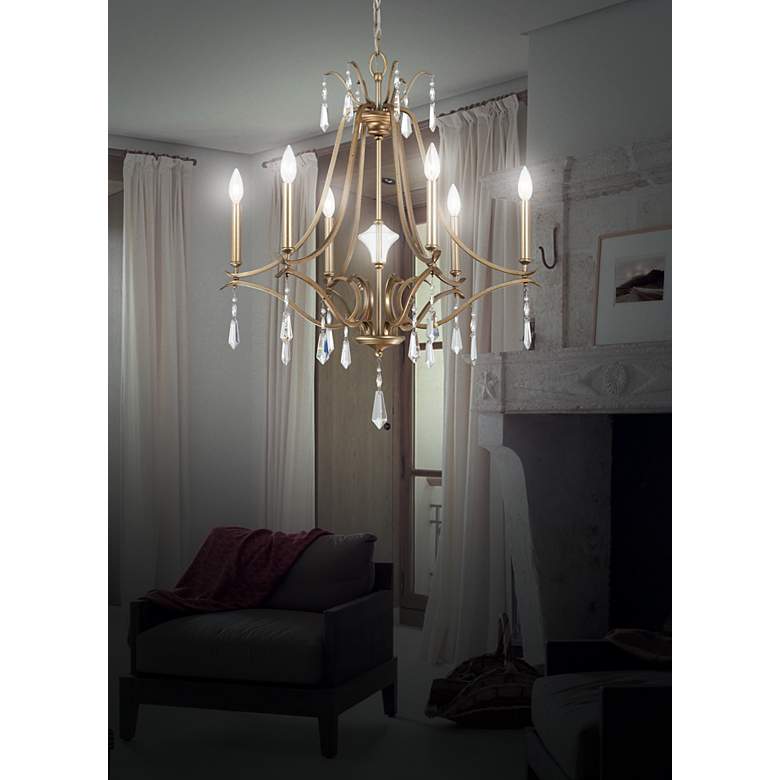 Image 4 Minka Lavery Laurel Estate 26 3/4" Wide Brio Gold 6-Light Chandelier more views
