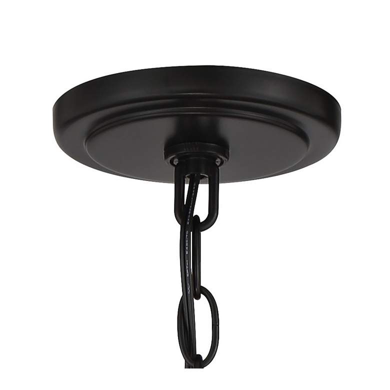 Image 3 Minka Lavery Laurel Estate 4-Light 10-in Black Cage Pendant to Semi-Flush more views