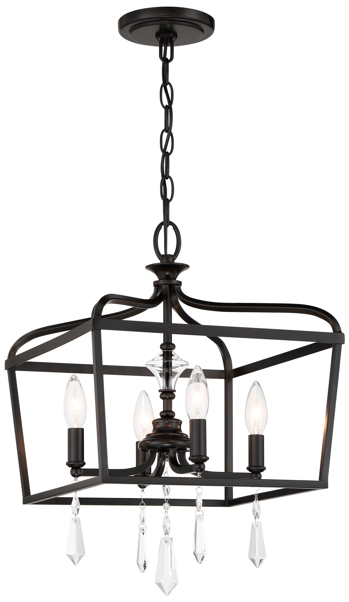 Minka-Lavery Laurel Estate 4-Light Coal Semi-Flush