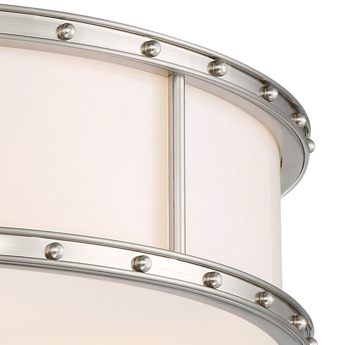 Image 4 Minka-Lavery LED 1-Light Brushed Nickel Flush Mount more views