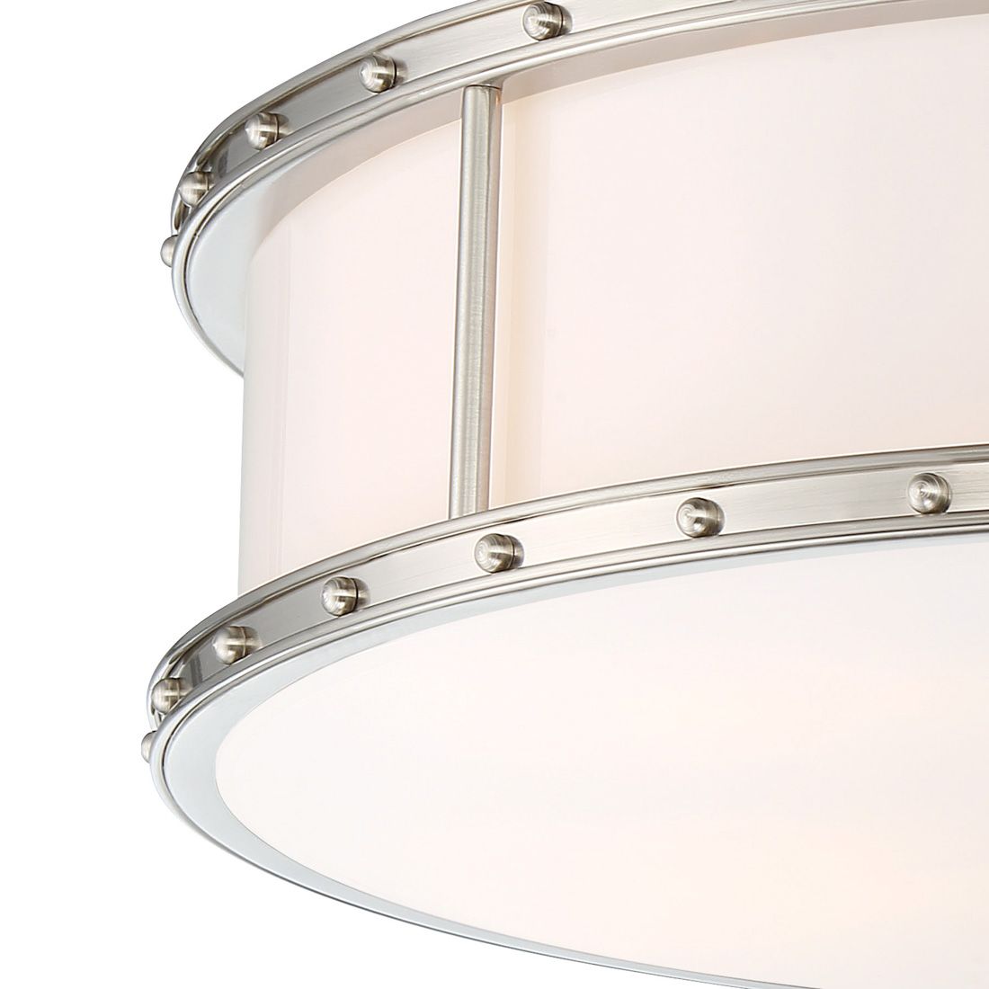 Image 5 Minka-Lavery LED 1-Light Brushed Nickel Flush Mount more views
