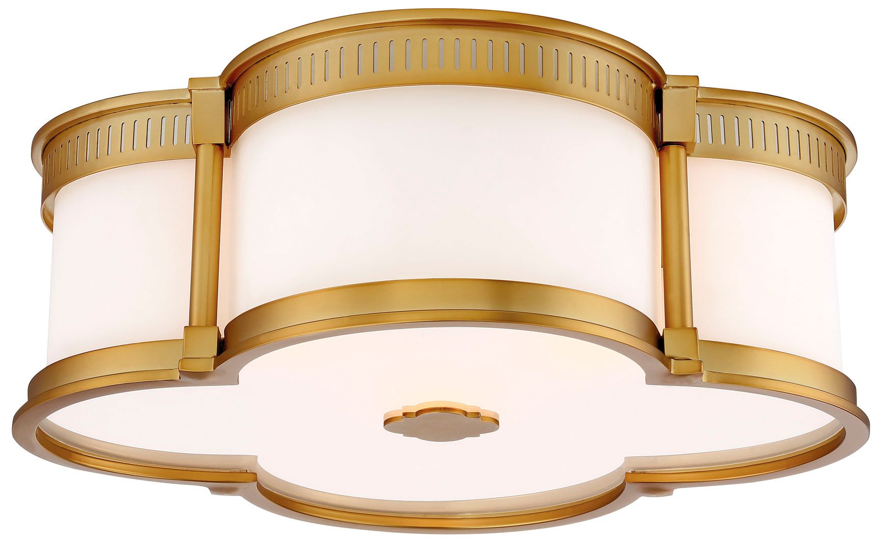 Minka-Lavery LED 1-Light Liberty Gold Flush Mount