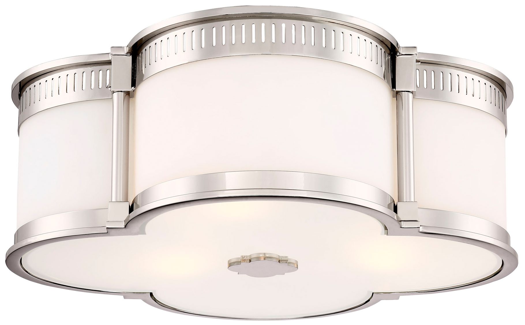 Minka-Lavery LED 1-Light Polished Nickel Flush Mount