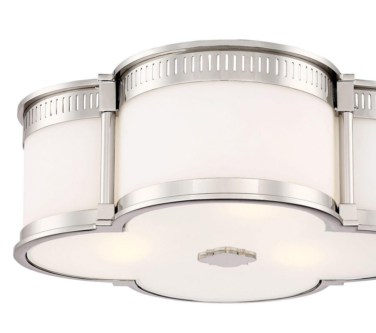 Image 3 Minka-Lavery LED 1-Light Polished Nickel Flush Mount more views