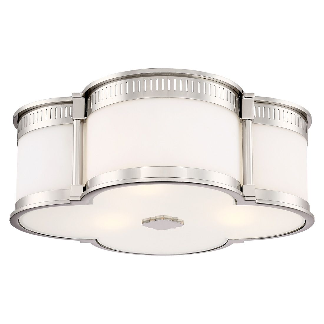 Image 5 Minka-Lavery LED 1-Light Polished Nickel Flush Mount more views
