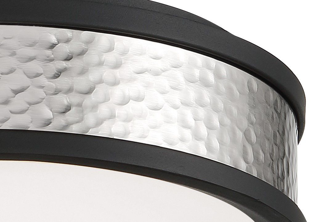 Image 4 Minka-Lavery LED Brushed Nickel and Coal Flush Mount more views