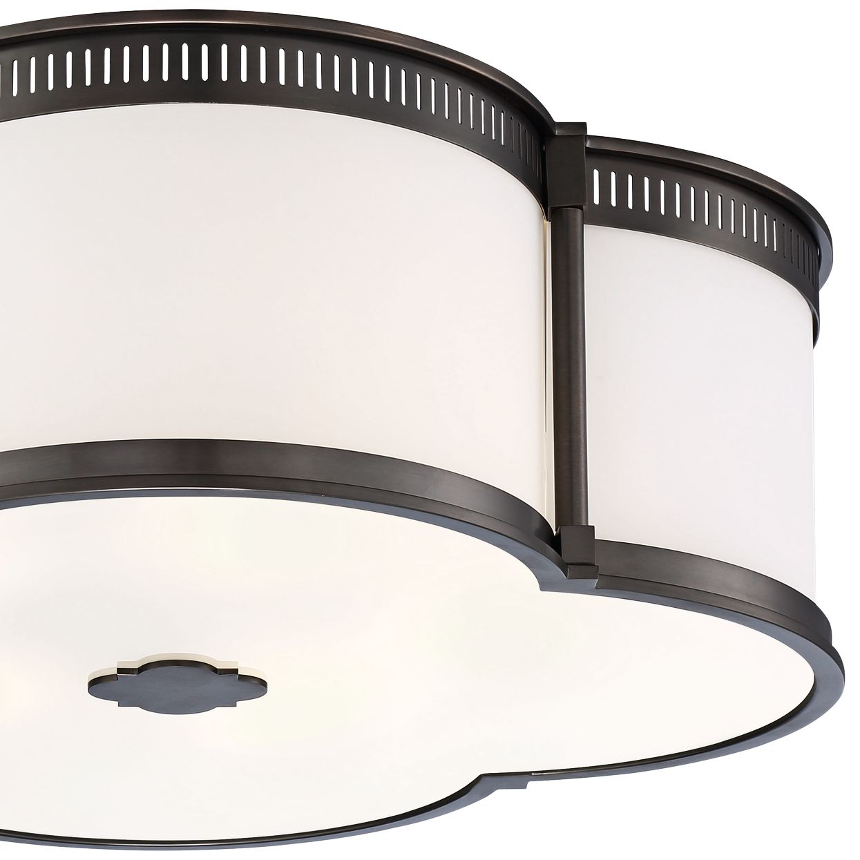 Image 3 Minka-Lavery LED Harvard Court Bronze Flush Mount with Glass Shade more views