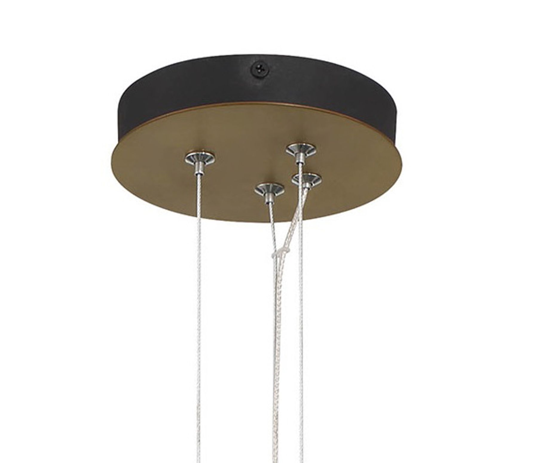 Thumbnail4 of Minka-Lavery Levitation LED Sand Black and Soft Brass Mini-Pendant more views