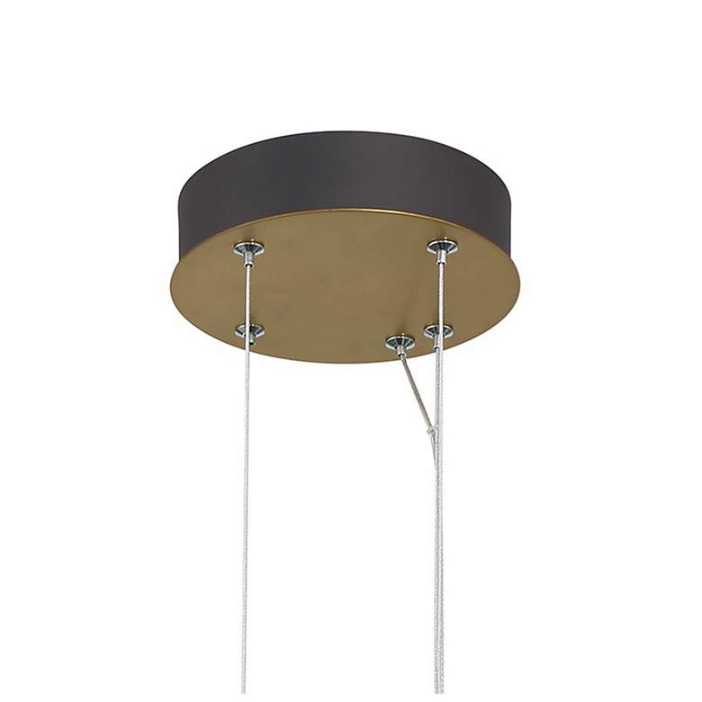 Image 4 Minka-Lavery Levitation LED Soft Brass and Black Pendant more views