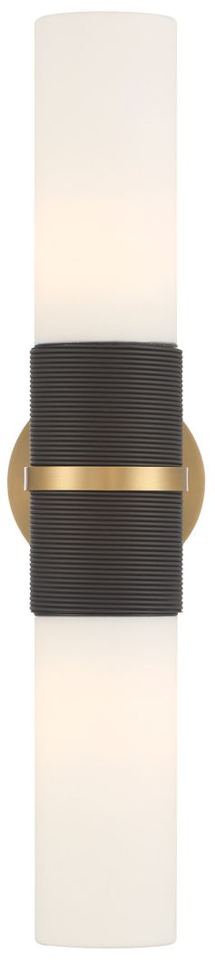 Image 6 Minka Lavery Linthor 2-Light 22.5-in Legacy Brass and Bronze Wall Sconce more views