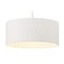 3_Minka Lavery Lodelle 3-Light 19-in White Pendant with Cotton Rope Shades more views