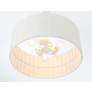 5_Minka Lavery Lodelle 3-Light 19-in White Pendant with Cotton Rope Shades more views
