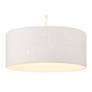 2_Minka Lavery Lodelle 4-Light 24-in White Pendant with Cotton Rope Shades more views