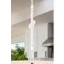 7_Minka Lavery Lodelle 4-Light 24-in White Pendant with Cotton Rope Shades more views
