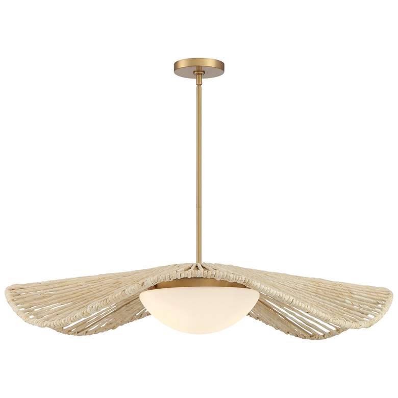 Image 2 Minka-Lavery Longfield 2-Light 36-in Legacy Brass Indoor Pendant more views