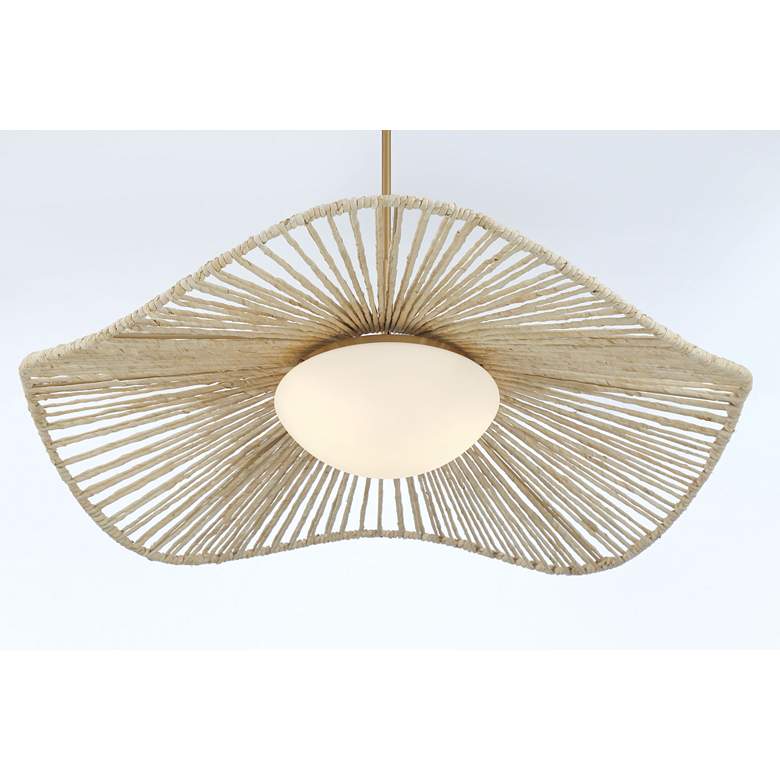 Image 3 Minka-Lavery Longfield 2-Light 36-in Legacy Brass Indoor Pendant more views