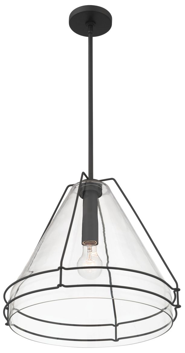 Image 6 Minka Lavery Lorenth 1-Light 18-in Dark more views