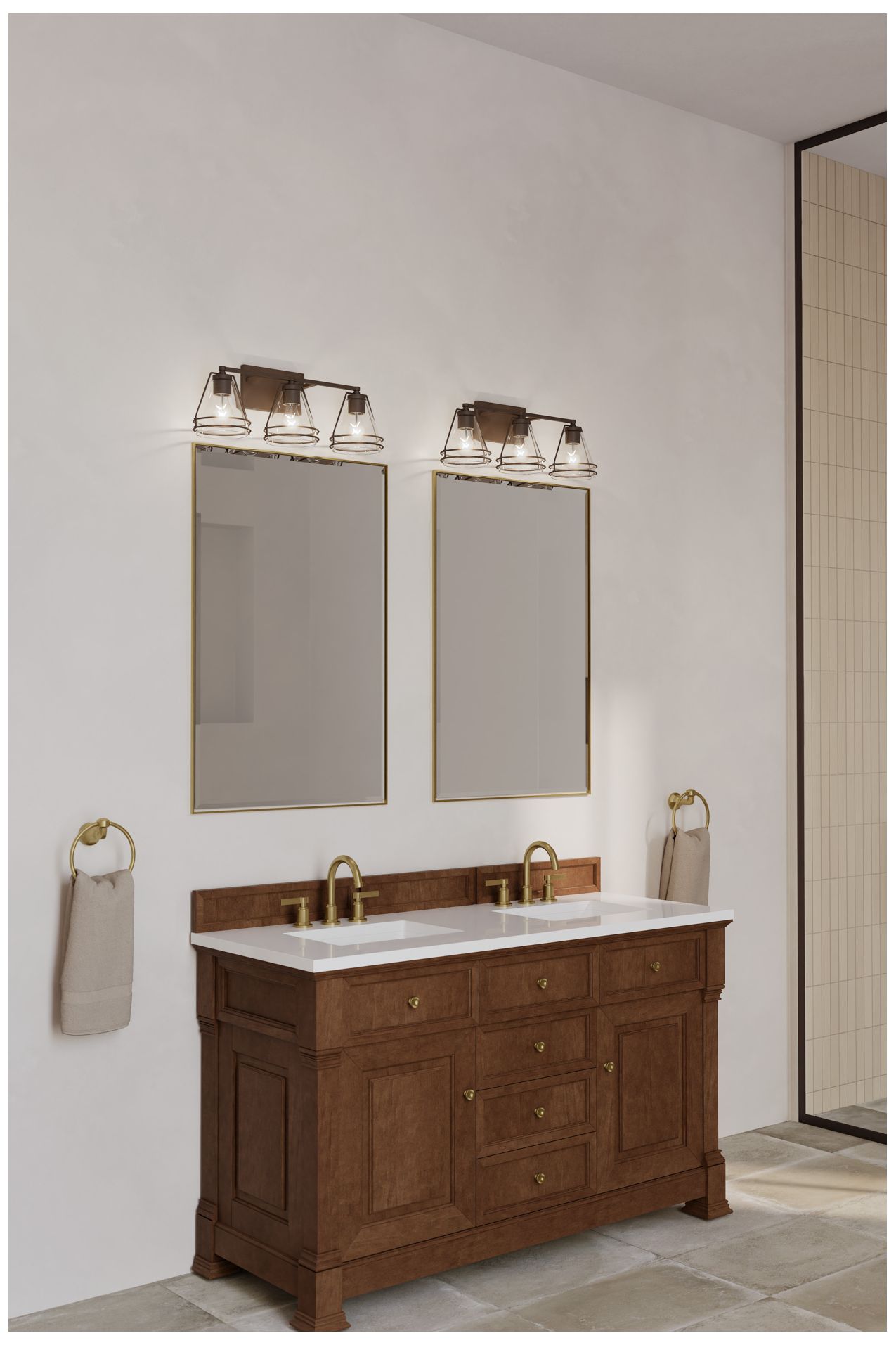 Image 4 Minka Lavery Lorenth 3-Lt 24.25-in Dark more views