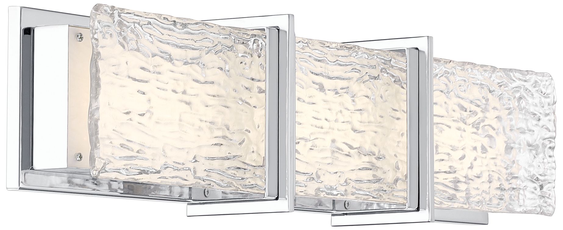 Image 5 Minka Lavery Lumina LED 24.5-in Chrome Vanity Light with Glass Shade more views