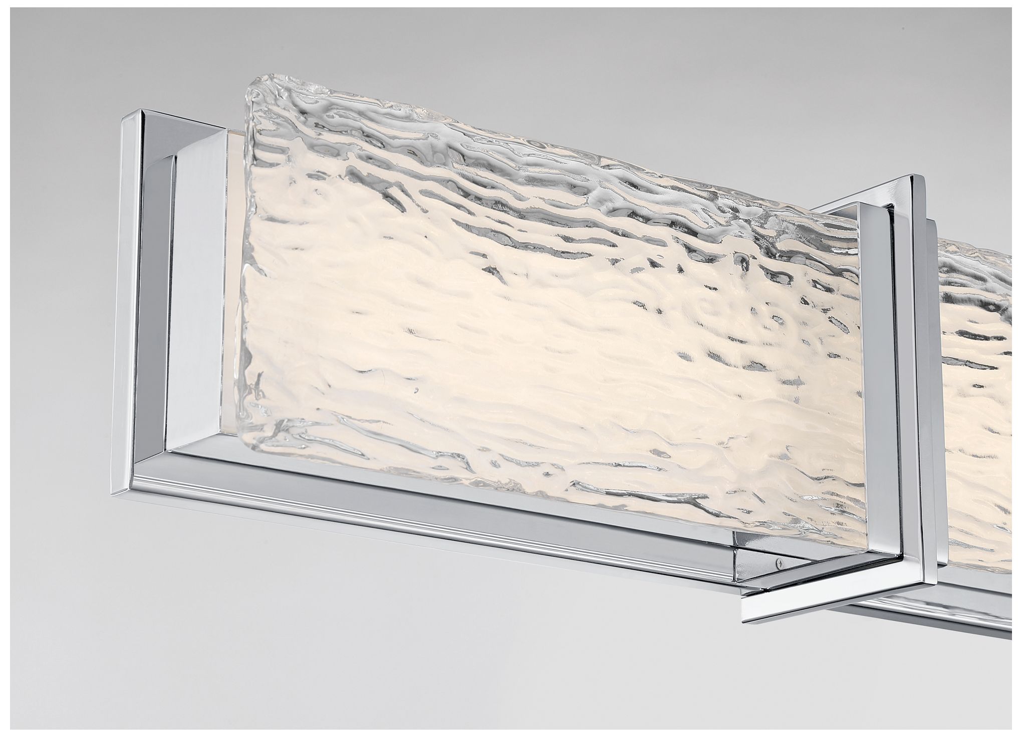 Image 7 Minka Lavery Lumina LED 30.5-in Chrome Vanity Light with Glass Shade more views