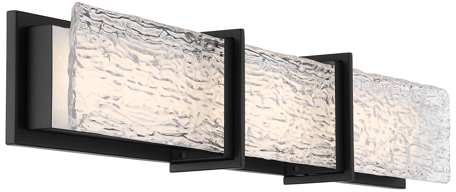 Image 5 Minka Lavery Lumina LED 30.5-in Dark Matte Black Vanity Light with Shade more views