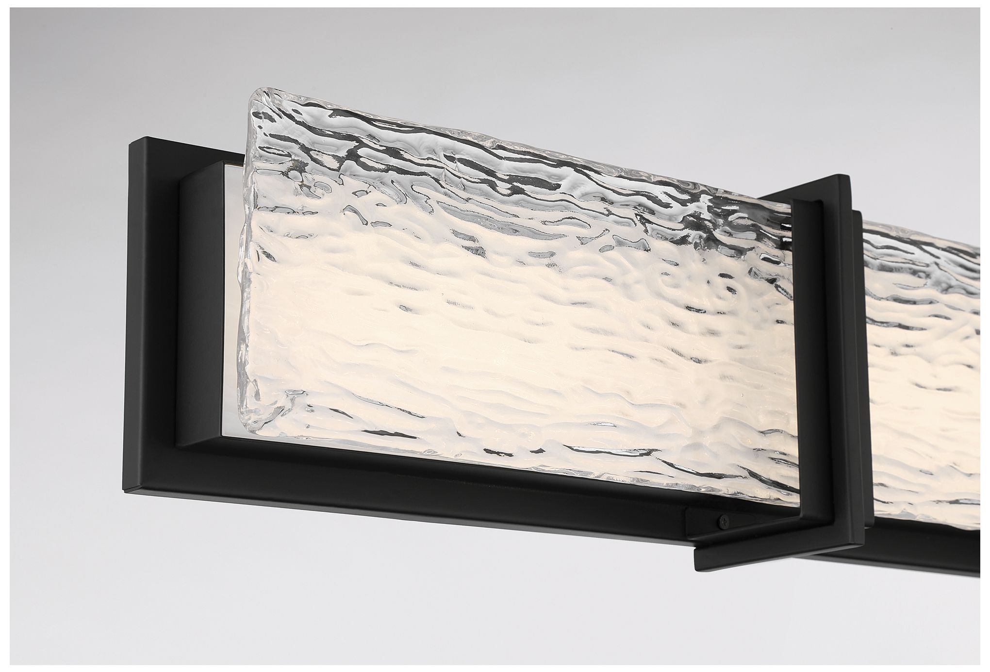 Image 7 Minka Lavery Lumina LED 30.5-in Dark Matte Black Vanity Light with Shade more views