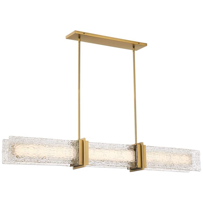 Image 1 Minka-Lavery Lumina LED 52-in Legacy Brass Indoor Island Chandelier