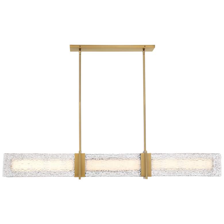 Image 2 Minka-Lavery Lumina LED 52-in Legacy Brass Indoor Island Chandelier more views