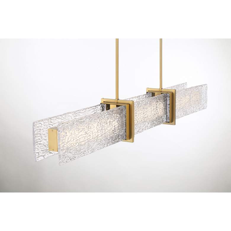 Image 3 Minka-Lavery Lumina LED 52-in Legacy Brass Indoor Island Chandelier more views