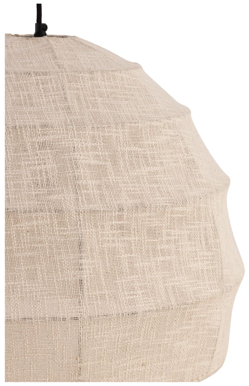 Image 5 Minka Lavery Lunel 1-Light 24-in Dark Bronze Pendant with Linen Shade more views