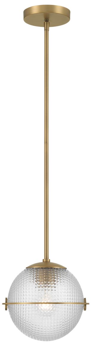 Image 7 Minka Lavery Luniva 1-Lt 9.25-in Legacy Brass Mini Pendant with Glass Shade more views
