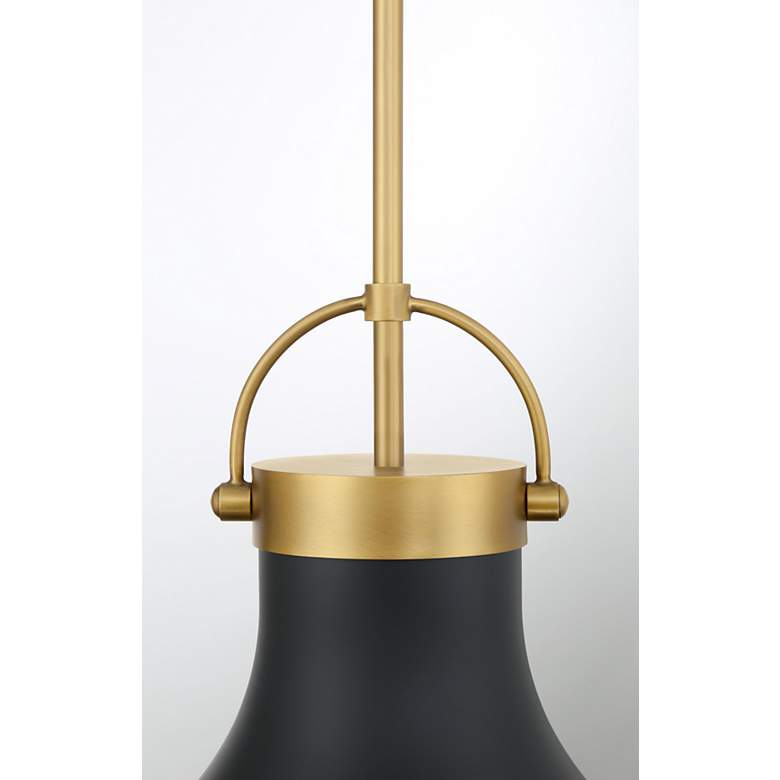 Image 4 Minka Lavery Lynk 1-Light 16.5-in Brass and Black Pending Lighting more views