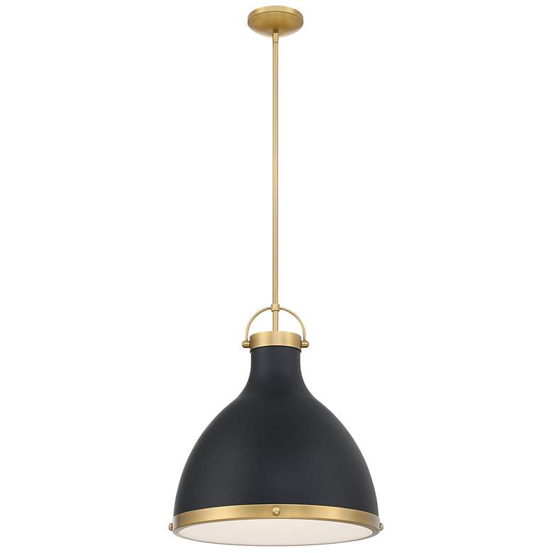 Image 6 Minka Lavery Lynk 1-Light 16.5-in Brass and Black Pending Lighting more views