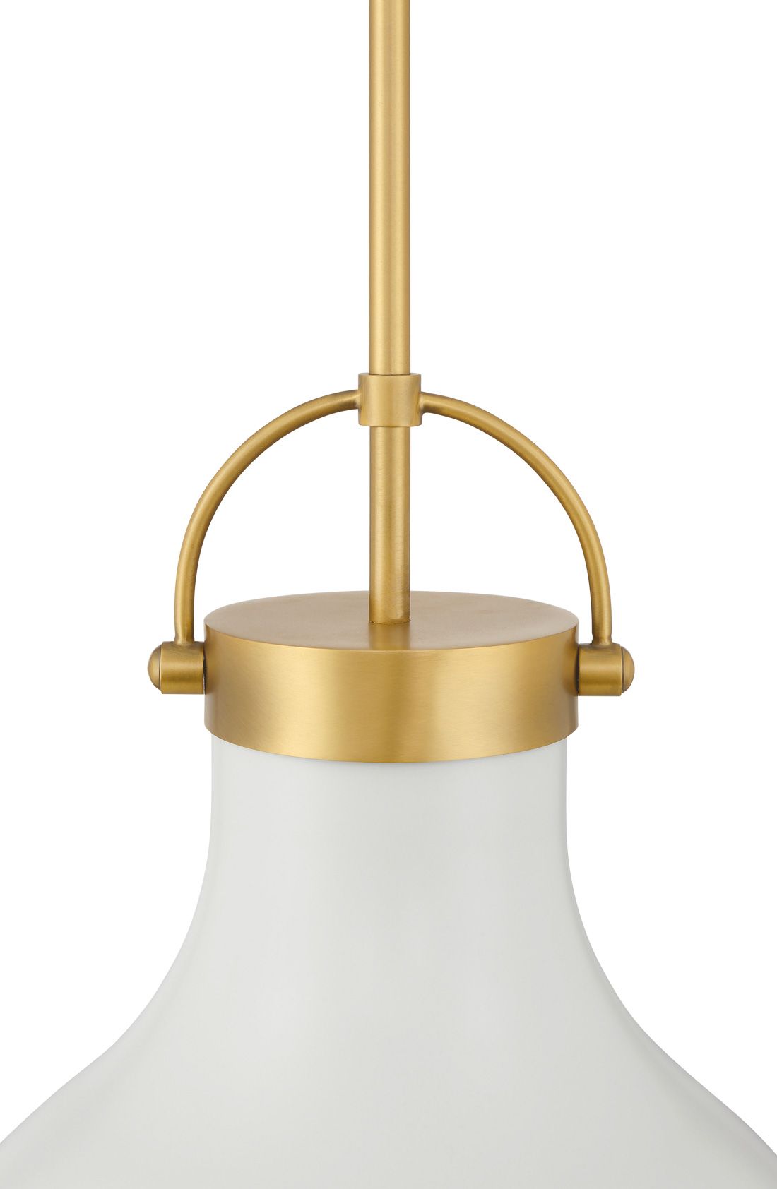 Image 4 Minka Lavery Lynk 1-Light 16.5-in Brass and Cream Pending Lighting more views