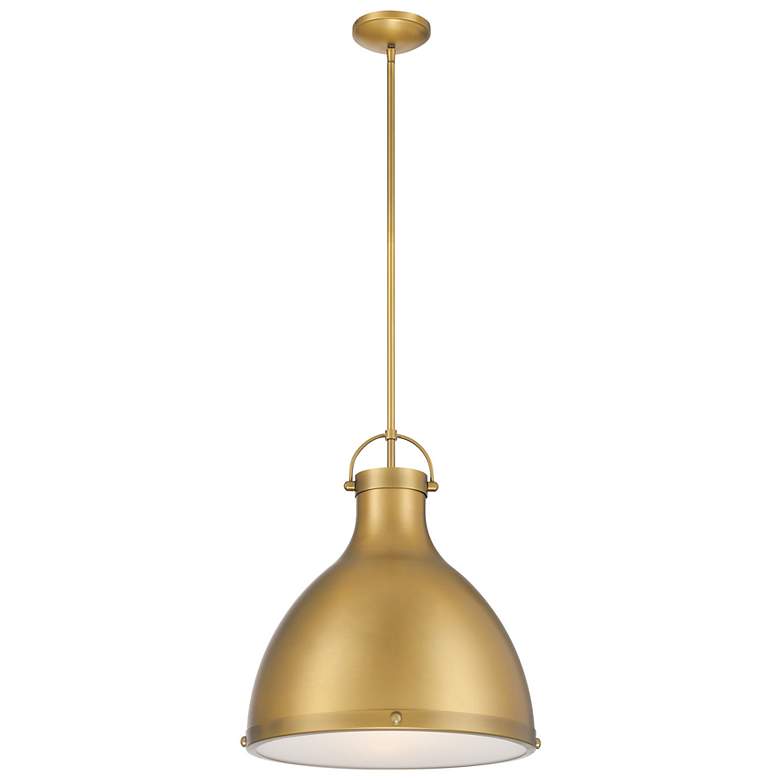 Image 1 Minka Lavery Lynk 1-Light 16.5-in Legacy Brass Indoor Pending Lighting