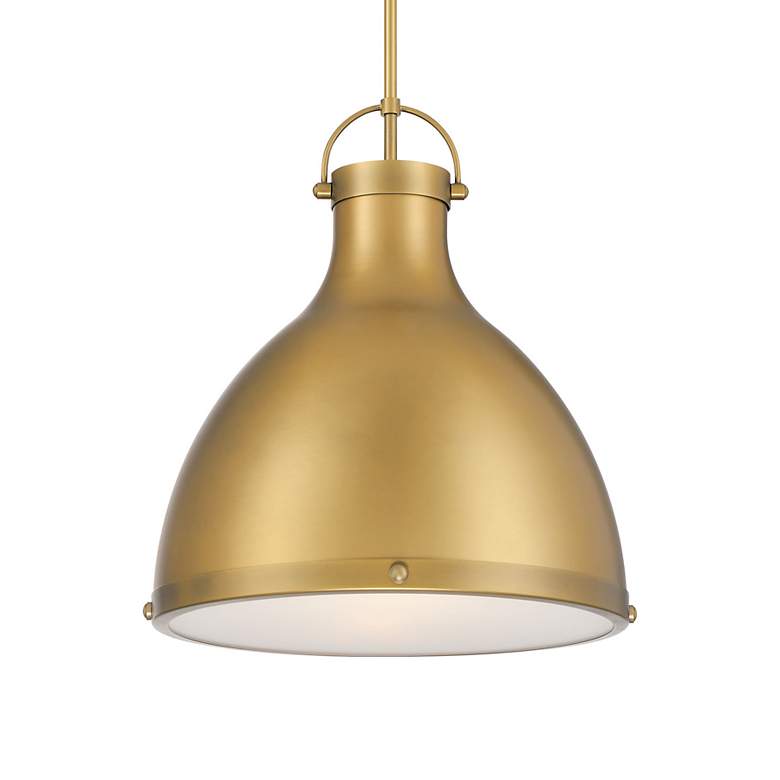 Image 2 Minka Lavery Lynk 1-Light 16.5-in Legacy Brass Indoor Pending Lighting more views